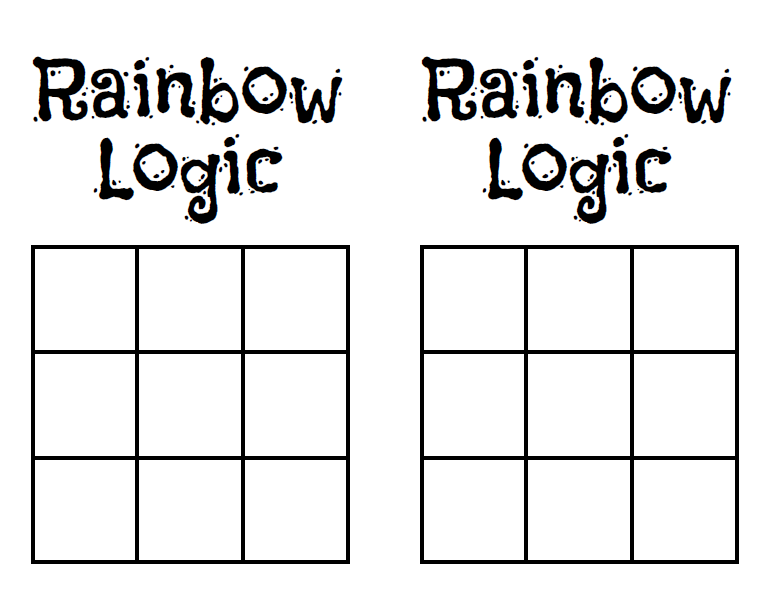 Rainbow Logic Gameboards