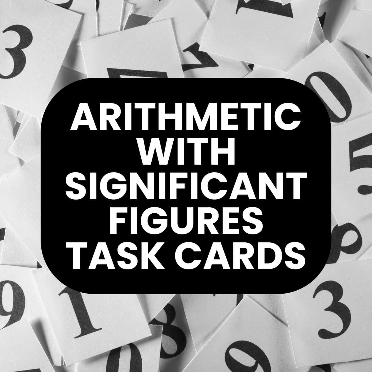 arithmetic with significant figures task cards activity.