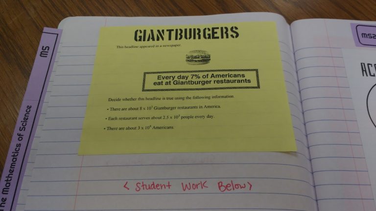 giantburgers scientific notation activity 