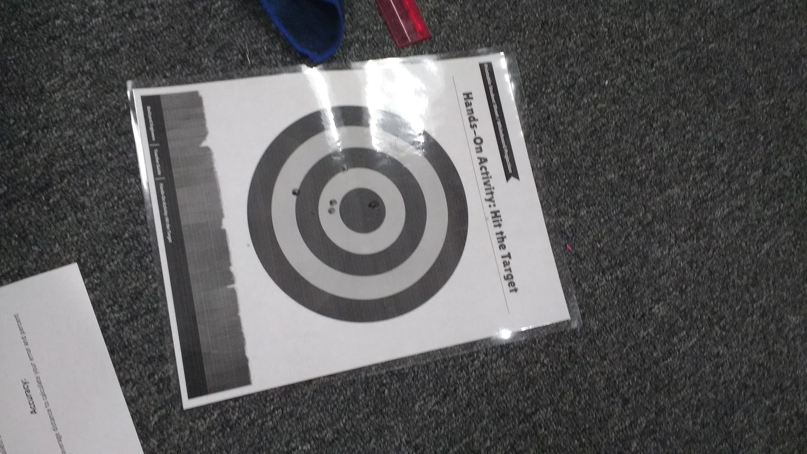 hit the target lab physical science error