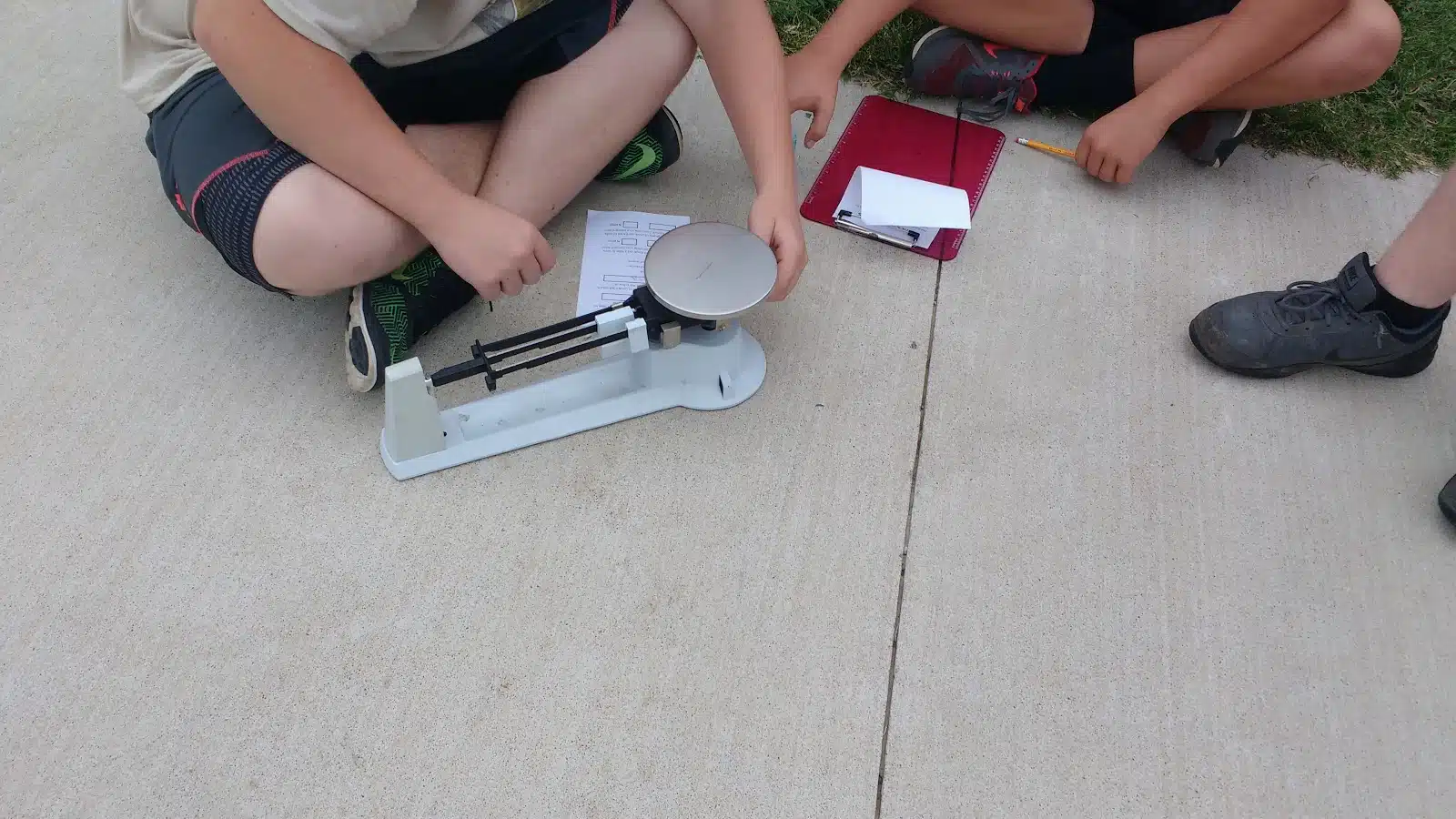 chalk messages measurement lab in physical science