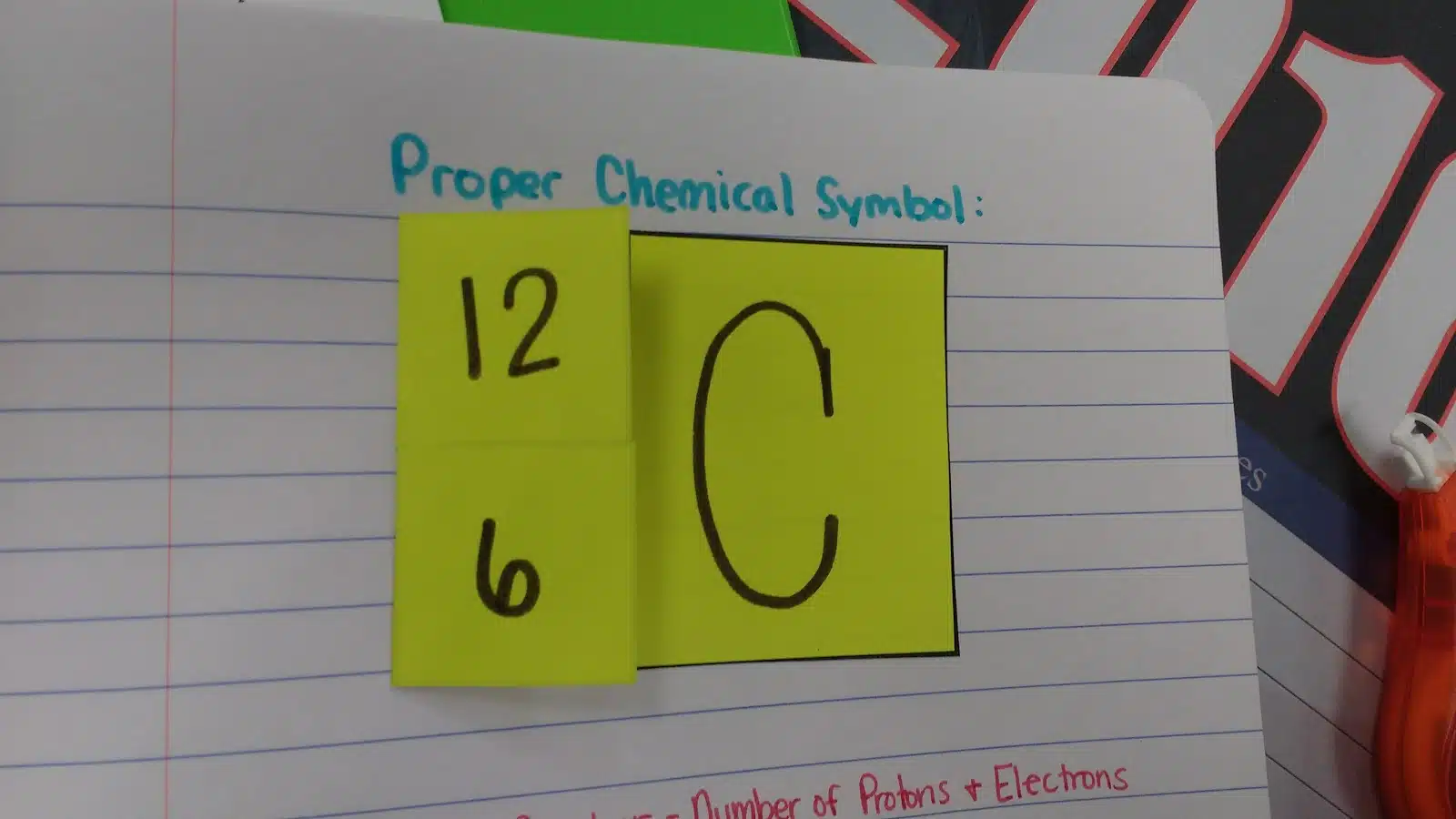 Proper Chemical Symbol Foldable for Interactive Notebook in Physical Science or Chemistry