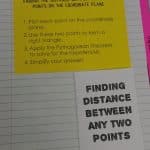Finding Distance Between Two Points Practice Book