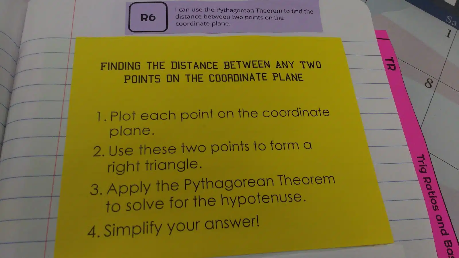 Finding Distance Between Two Points Practice Book