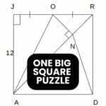 one big square geometry puzzle for special right triangles.