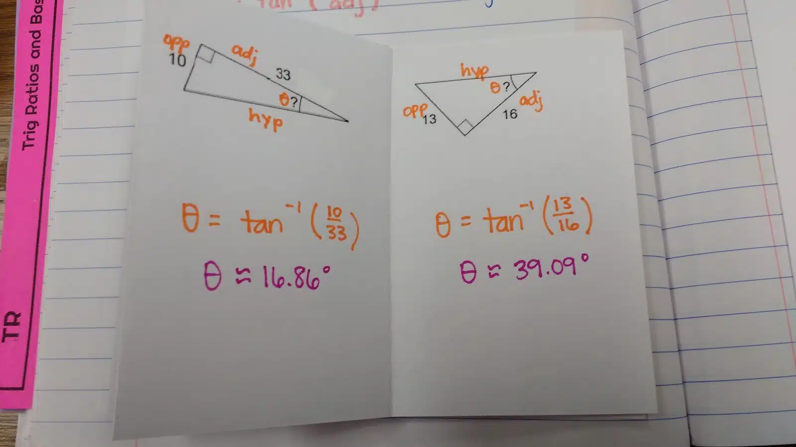 Finding Missing Angles of Right Triangles Practice Book