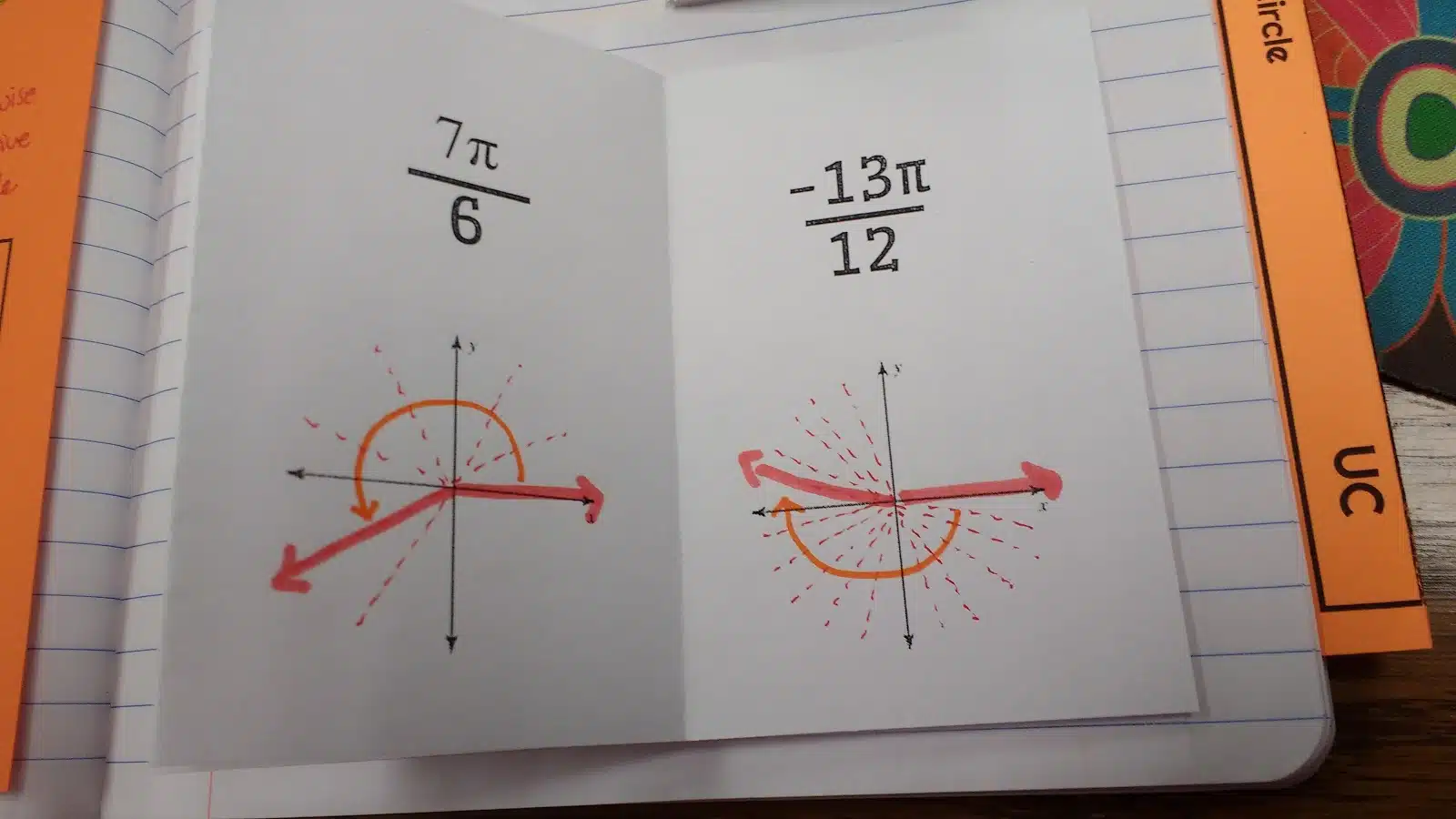 Sketching Angles in Standard Position Practice Books