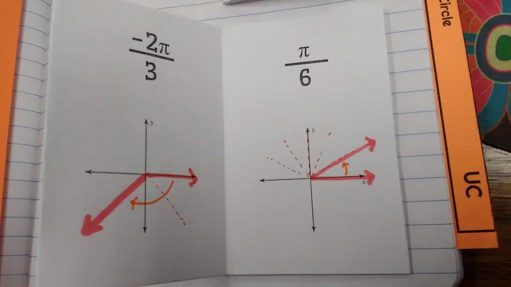 Sketching Angles in Standard Position Practice Books