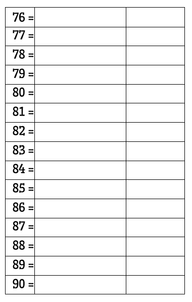 Yearly Number Challenge Bulletin Board for High School Math Classroom