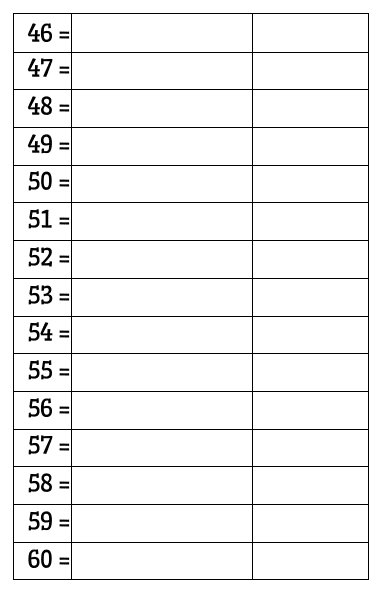 Yearly Number Challenge Bulletin Board for High School Math Classroom