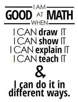 Good at Math Poster | Math = Love