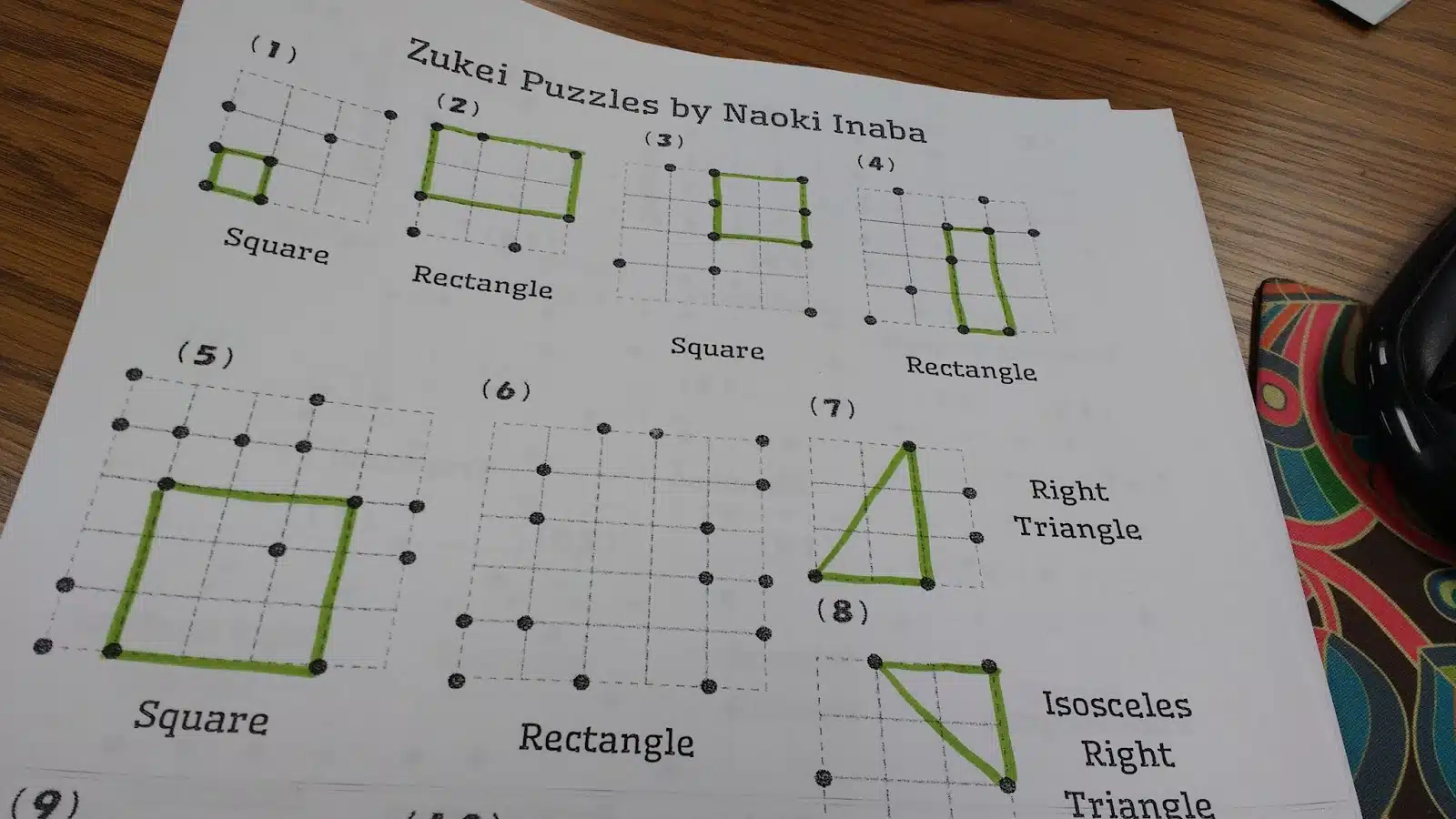 Zukei Puzzles by Naoki Inaba