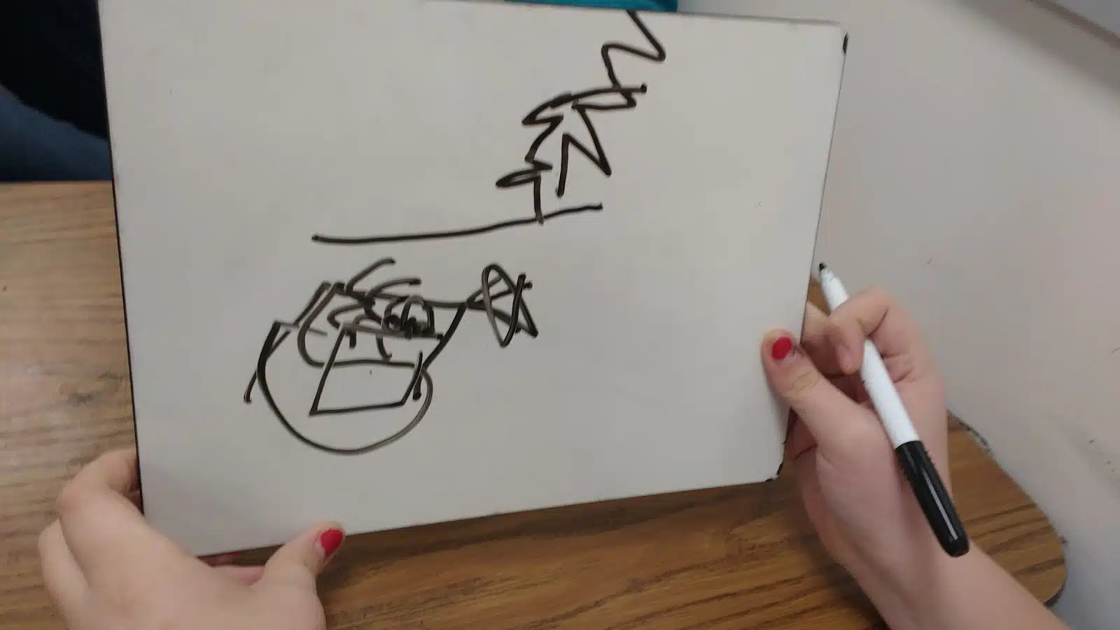 example drawing from drawing on your head christmas game. 