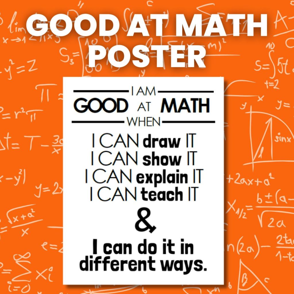 good at math poster