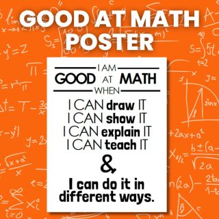 Good At Math Poster 