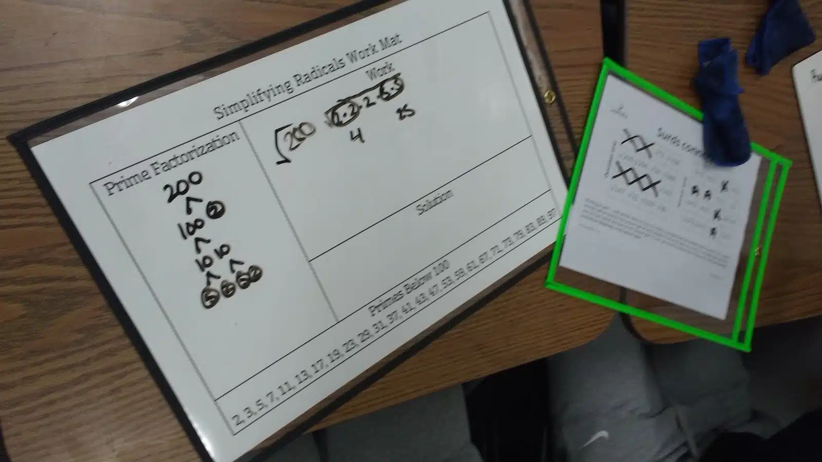 Surds Connect 4 Activity