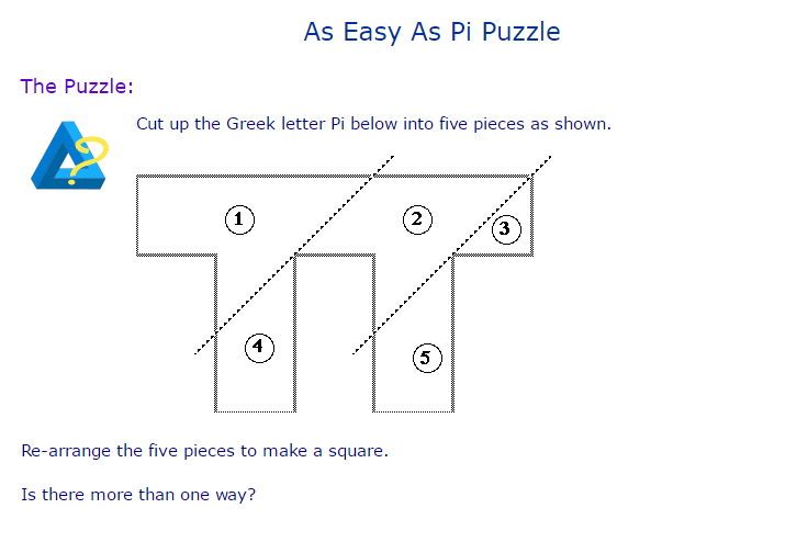 Square Pi Day Puzzle