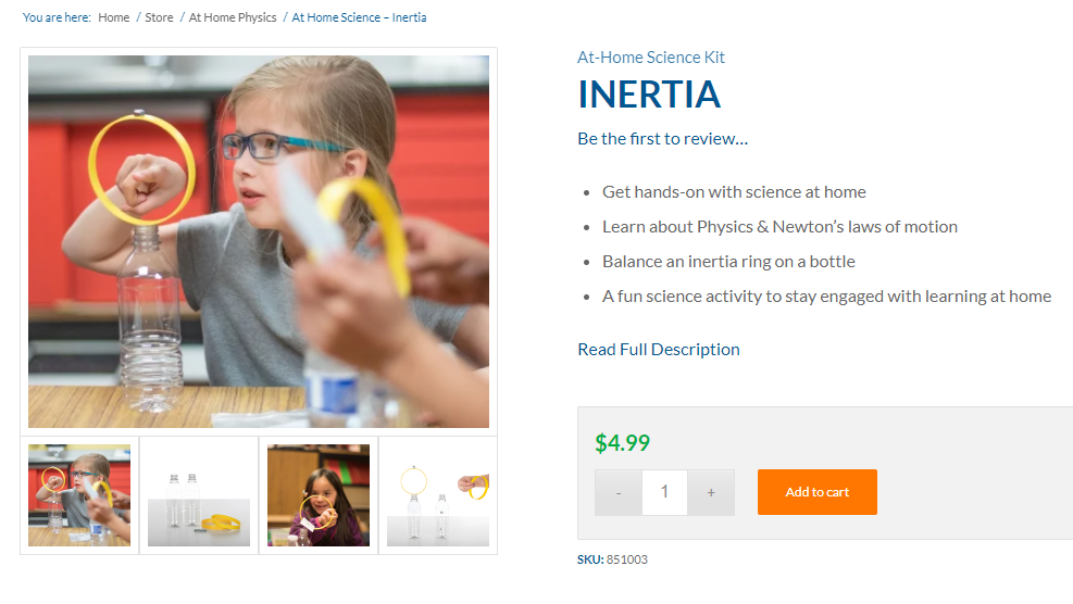 steve spangler inertia science kit. 
