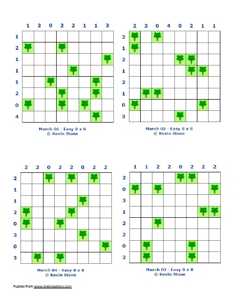 🕹️ Play Daily Trees and Tents Game: Free Online Grid Logic Puzzle Video  Game for Kids & Adults