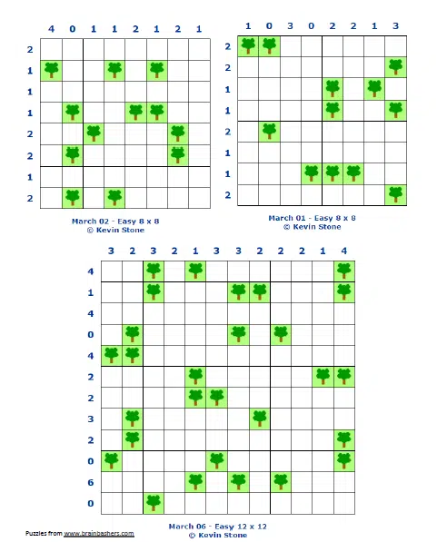 🕹️ Play Daily Trees and Tents Game: Free Online Grid Logic Puzzle Video  Game for Kids & Adults