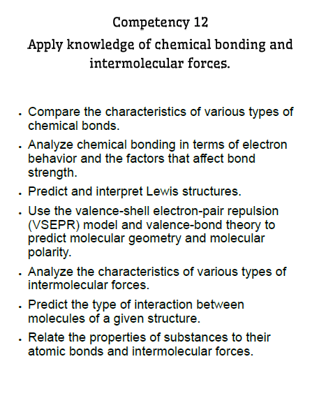 Chemistry OSAT Chemistry Certification Study Guide