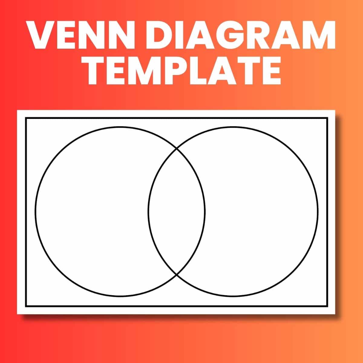 Editable Venn Diagram Template