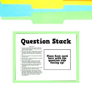 question stack intruction page