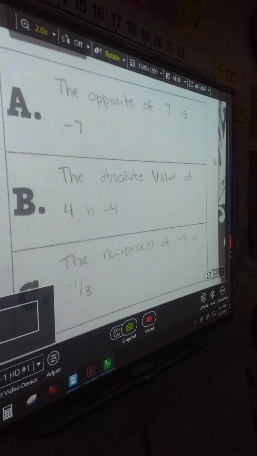 Two Truths and a Lie Template in Math Class