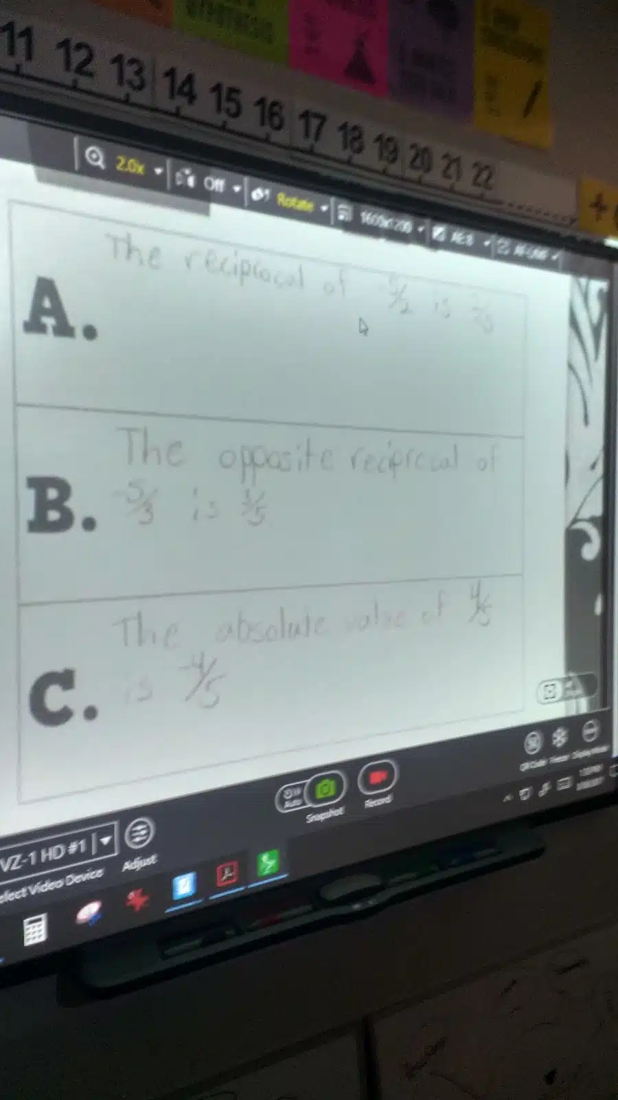 Two Truths and a Lie Template in Math Class