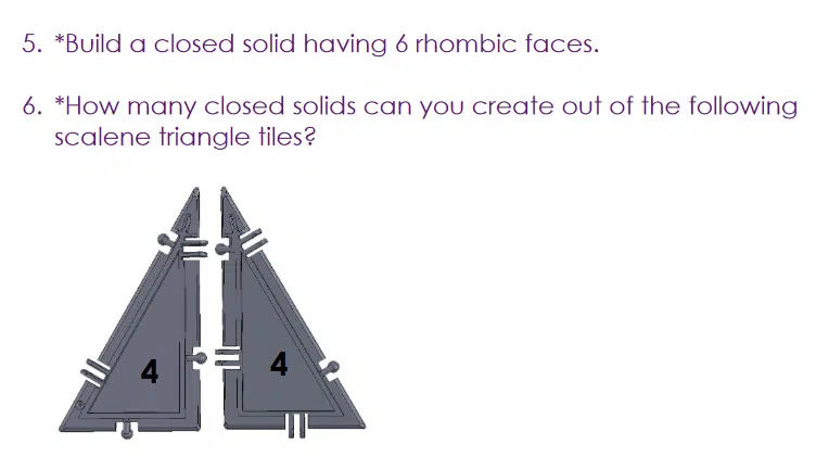 Geometiles Brain Teaser Questions. 