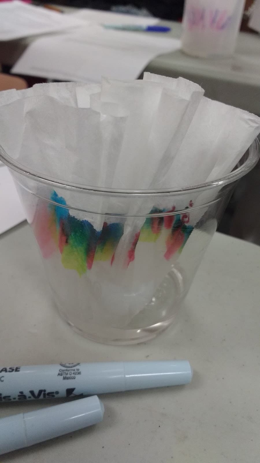 chromatography with coffee filters lab. 