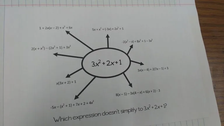 Distributive Property Activity.