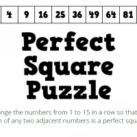 perfect square puzzle screenshot of instructions.