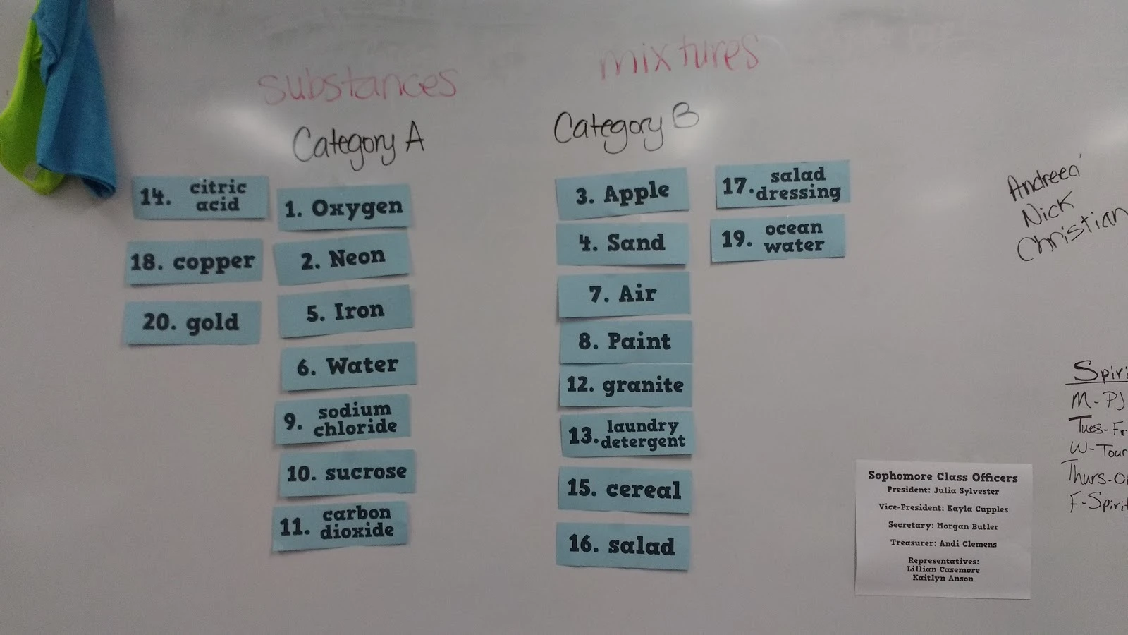 Substances vs Mixtures Sorting Activity for Chemistry or Physical Science