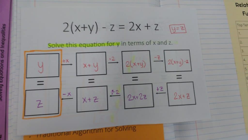 Literal equations math love