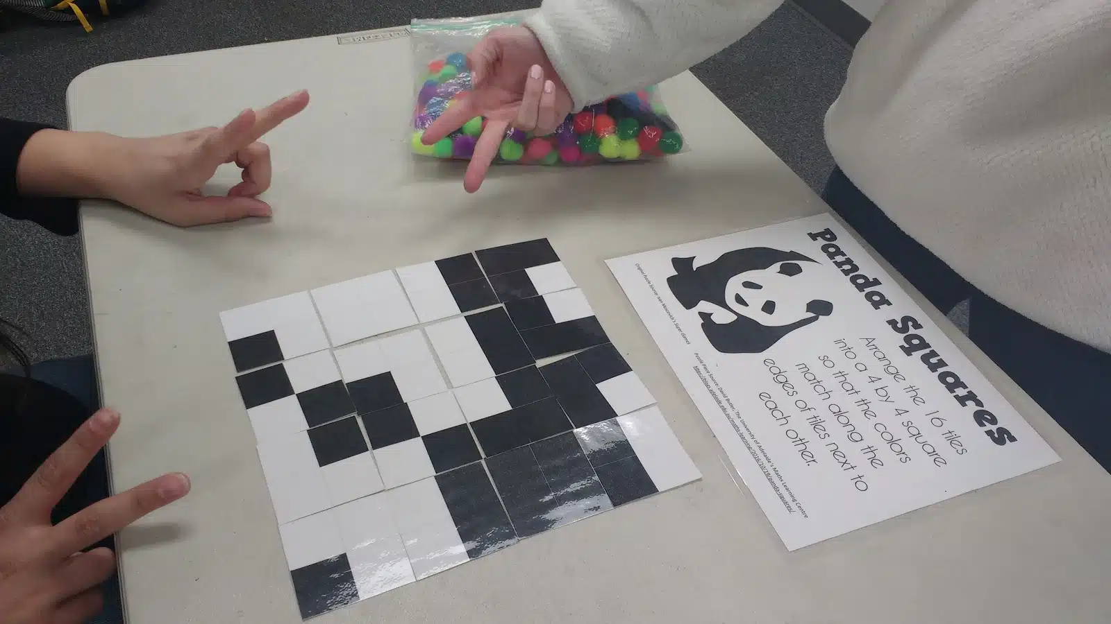 Panda Squares Puzzle