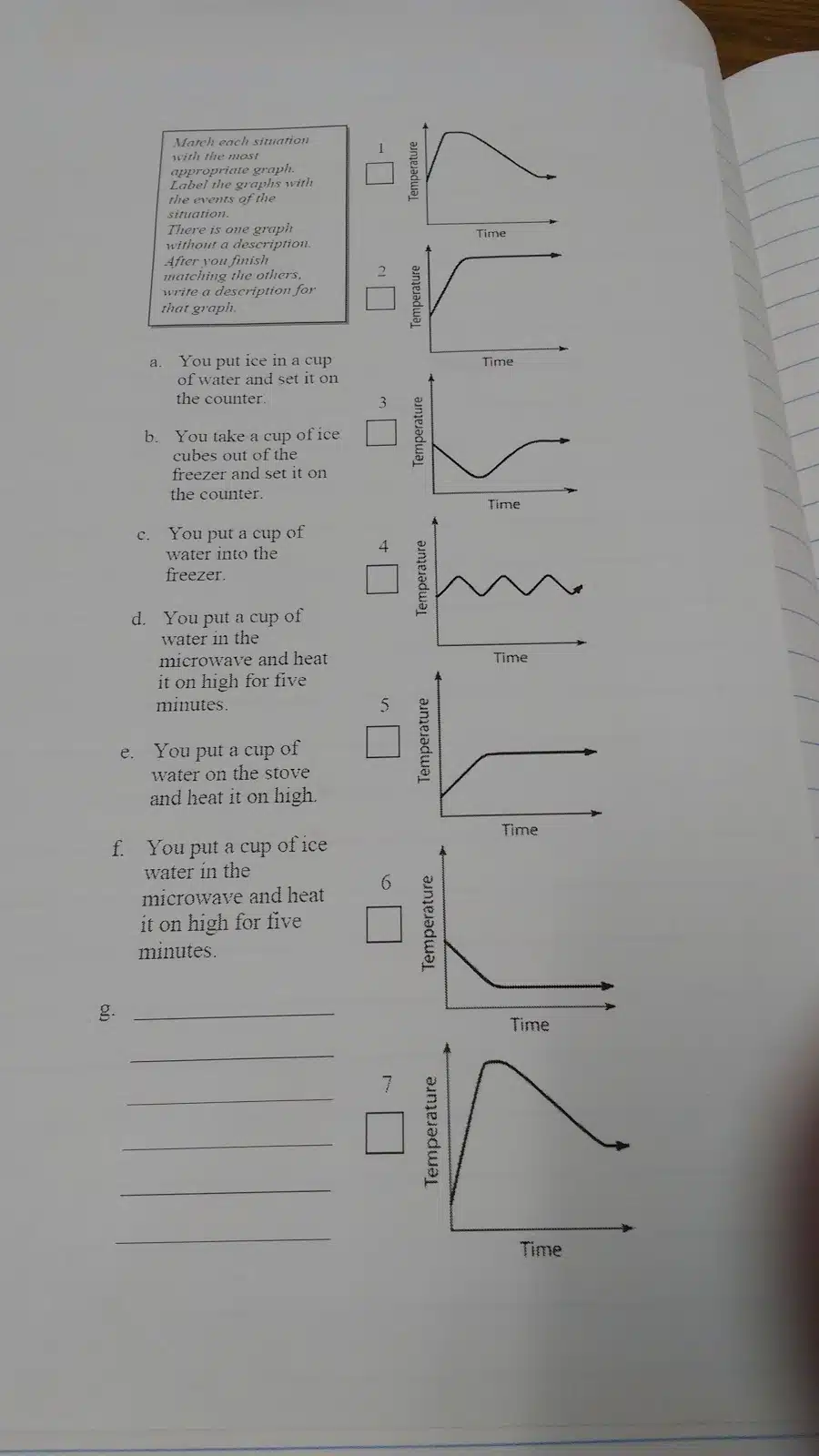 Graphing Stories Foldable