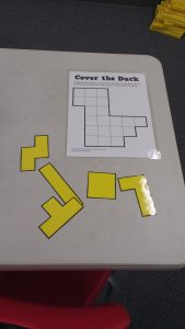 cover the duck puzzle.