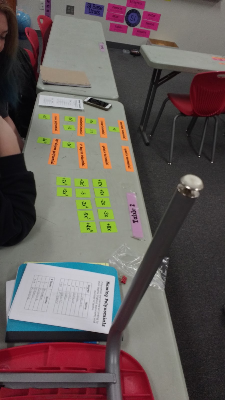 Building and Naming Polynomials Activity for Algebra
