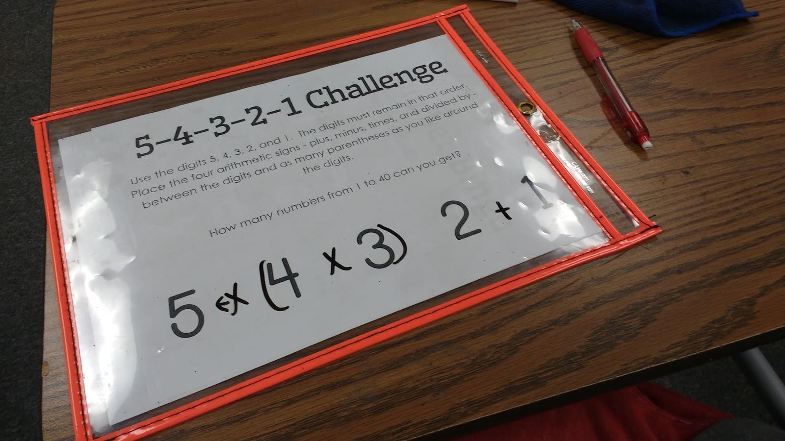 25 Math Dry Erase Activities Math = Love