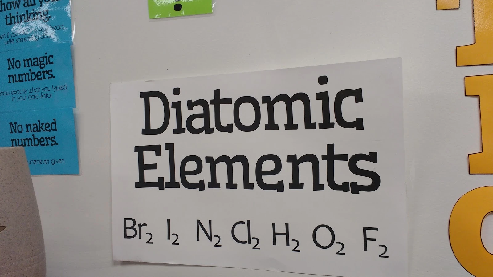 diatomic elements poster