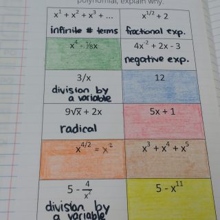 Multiplying Polynomials Foldable | Math = Love