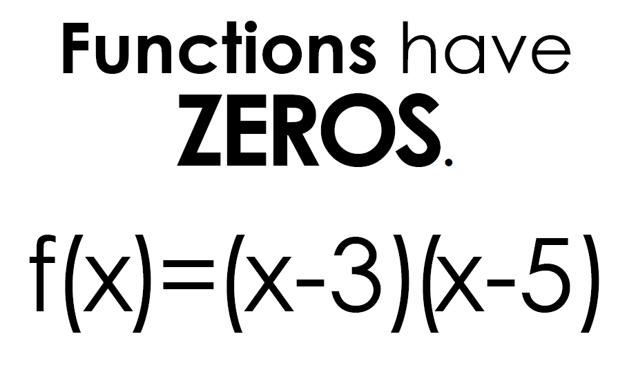 Functions have zeros poster