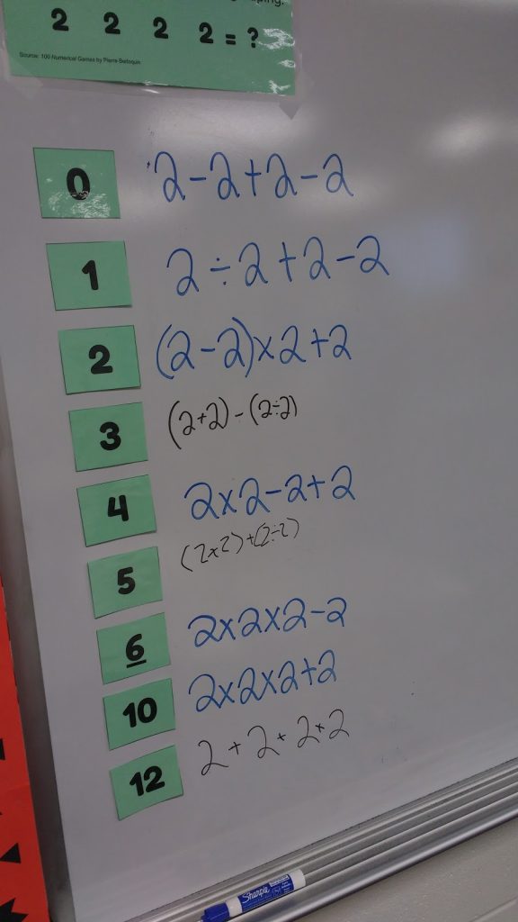 Student Answers to Twos Challenge. 