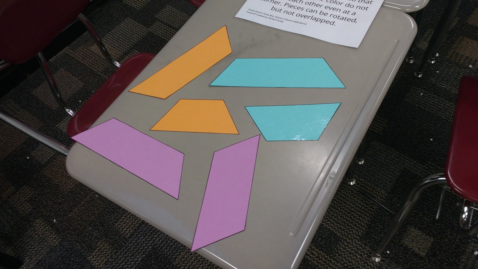 Equilateral Triangle Puzzle Pieces