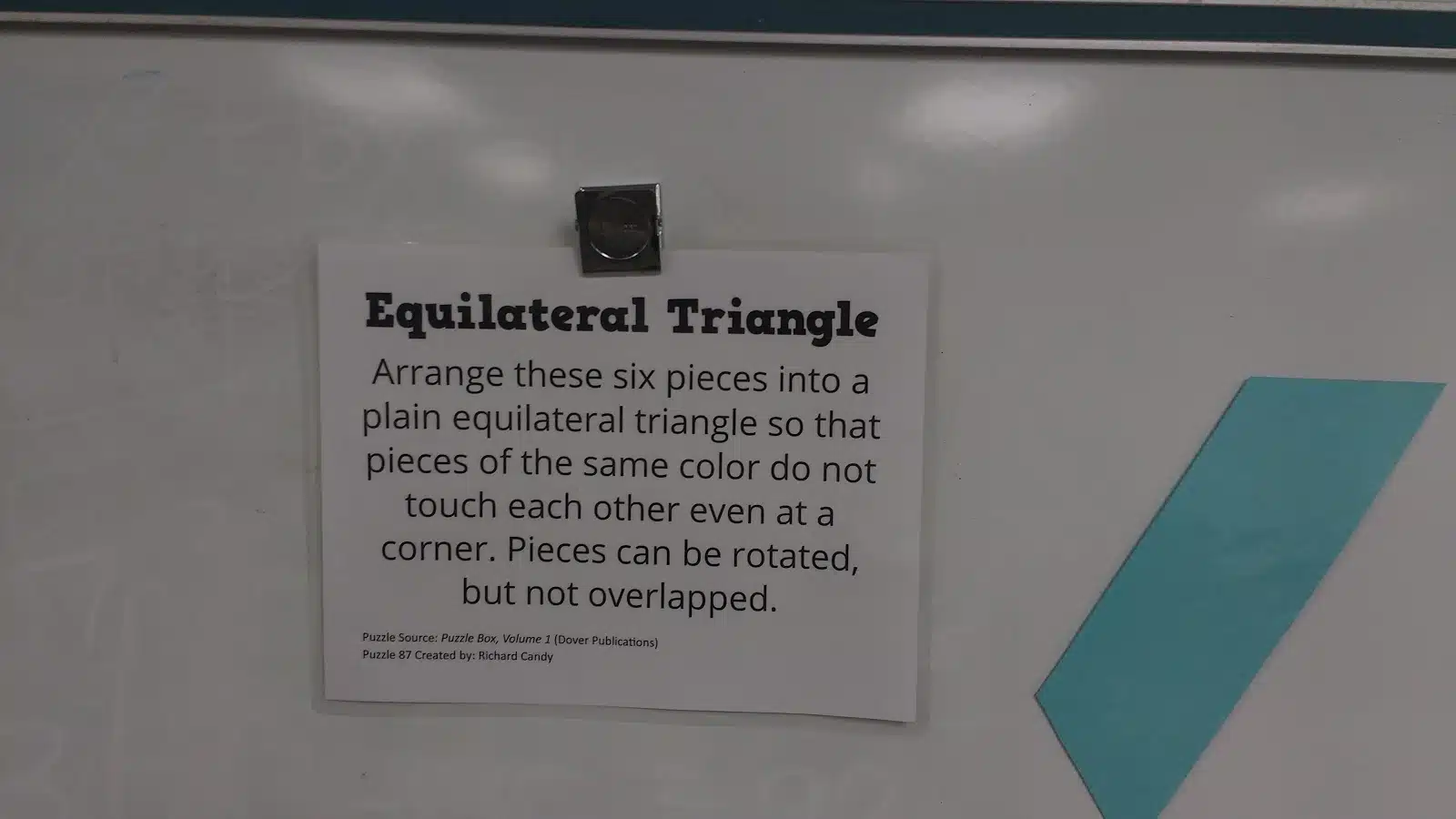 Equilateral Triangle Puzzle