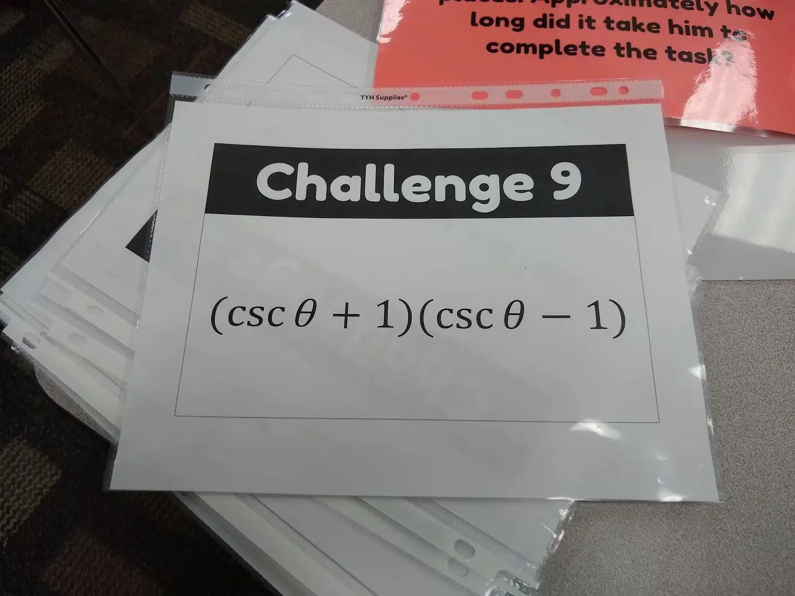 trig identities challenge activity for trigonometry or pre-calculus math classes