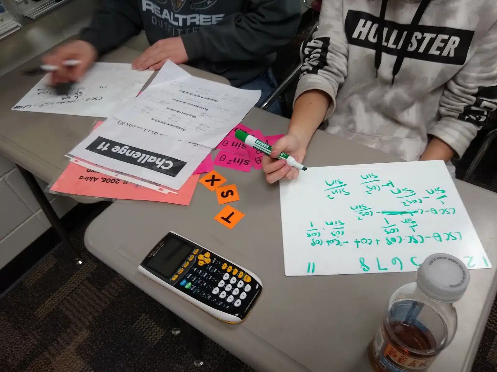 trig identities challenge activity for trigonometry or pre-calculus math classes