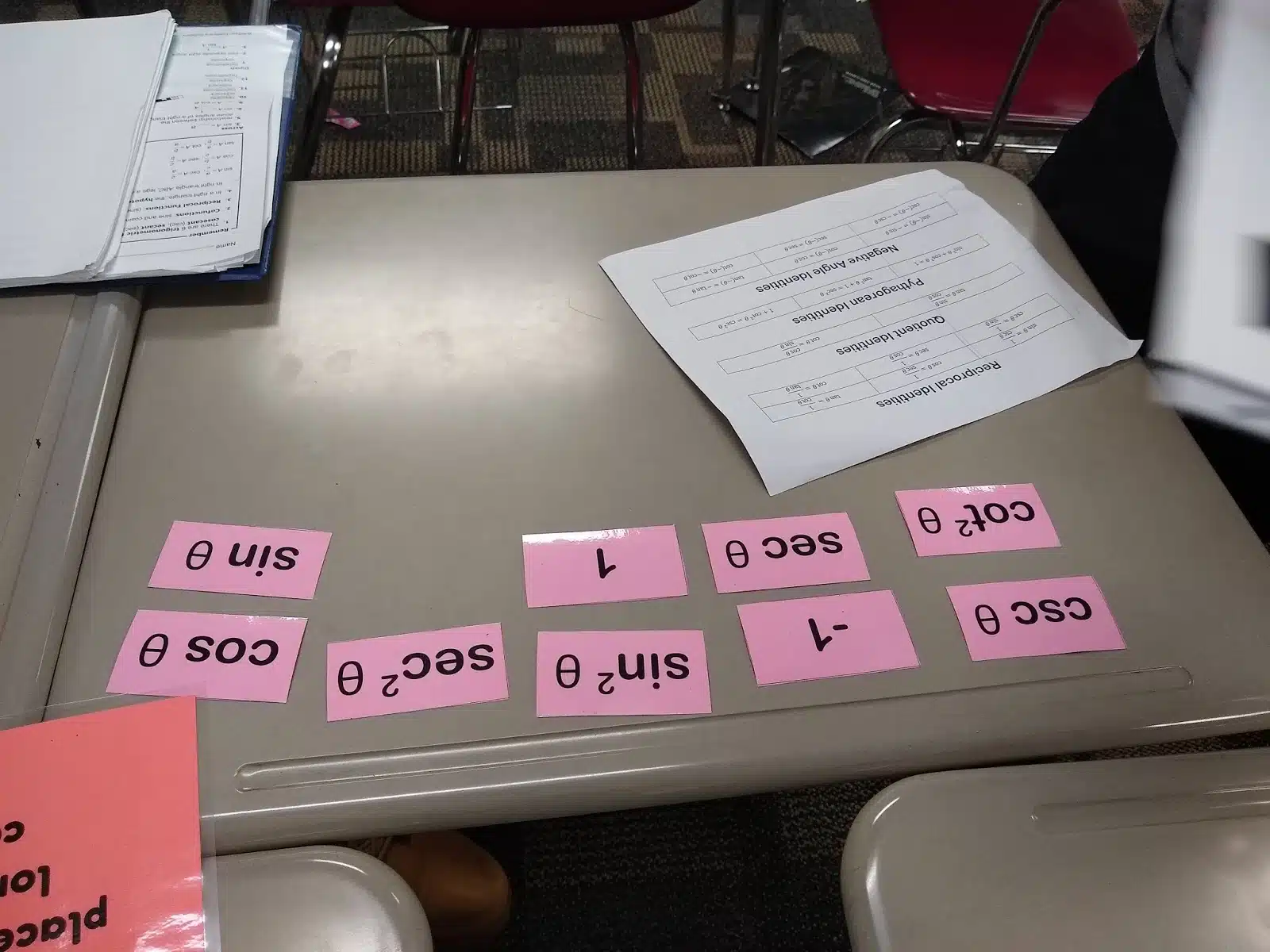 trig identities challenge activity for trigonometry or pre-calculus math classes