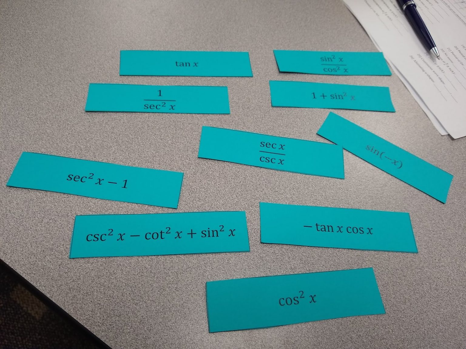 Unit circle projects math love